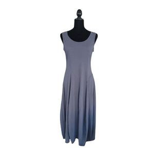 Peruvian Connection Pima Cotton Blend Hannah Maxi Dress Dark Blue Medium